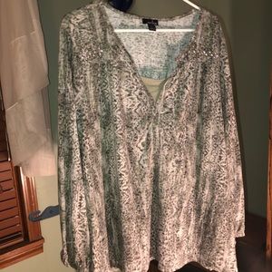 Erika army green top